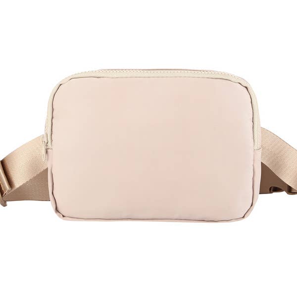 Nima Accessories Inc - Venta al por mayor Riñonera - Mujer - Riñonera de microfibra de color liso para mujer