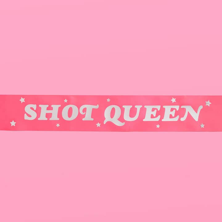 xo, Fetti - Wholesale Party Favor - Shot Queen Sash Accessory, Birthday Party Gift, Decor