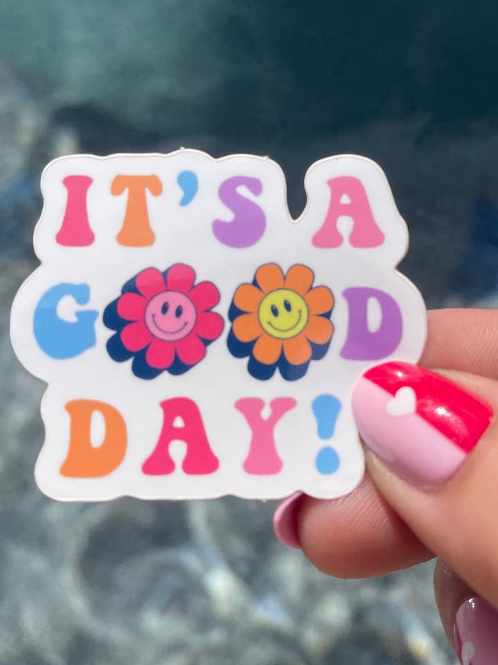 É Um Bom Dia Positivity Sticker por atacado de Sabil Designs Co
