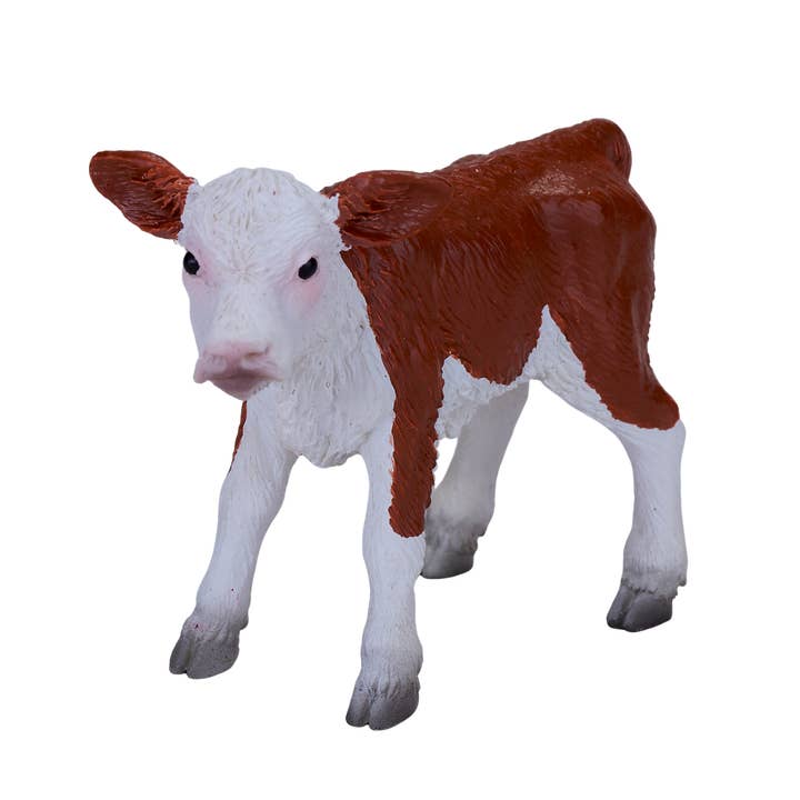 Mojo - Wholesale Figurine Toy - Kids - Mojo Hereford Calf Animal Figurine