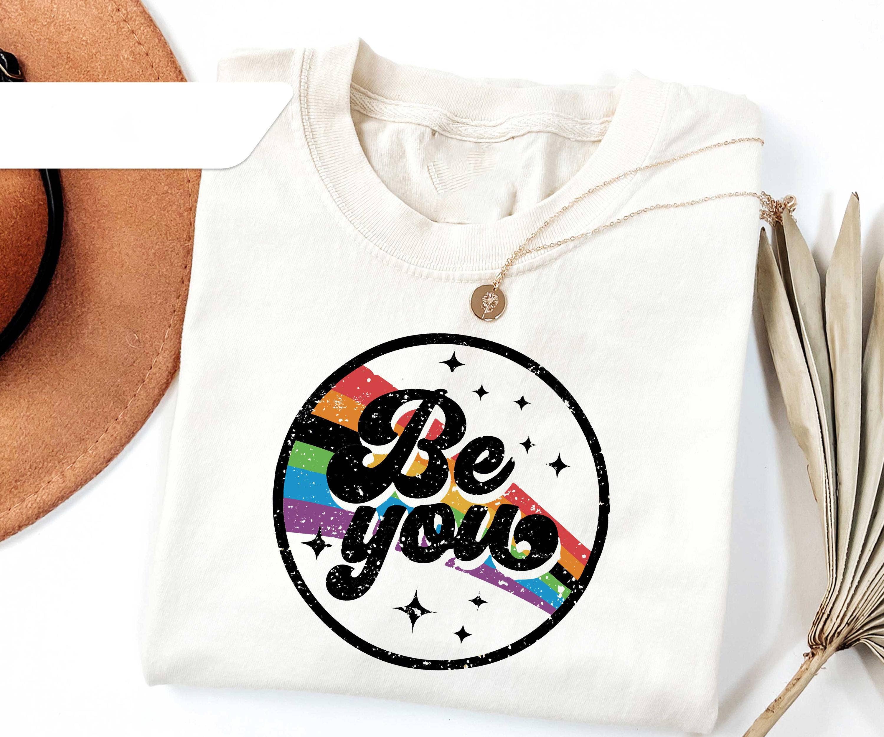CVH DREAMY LTD – wholesale Screen printed t-shirt – Women′s – Be You Rainbow Shirt, Pride Month Shirt, LGBT Pride Shirt1