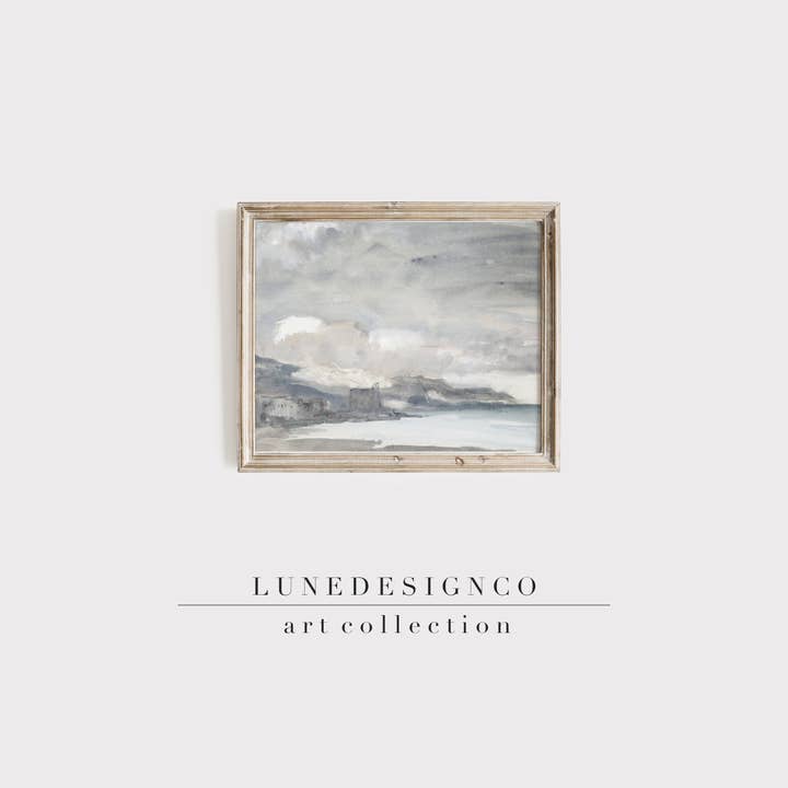 Seascape Art Print for wholesale by Lunedesignco