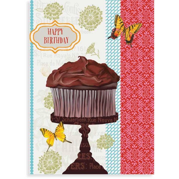 Biglietto di compleanno con supporto per cupcake per la vendita all'ingrosso da parte di 23rd Day Paper Goods