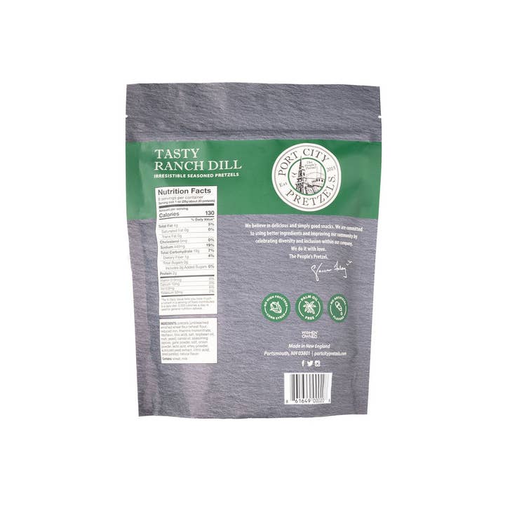 Port City Pretzels - Wholesale Pretzels - Tasty Ranch Dill Pretzels - 8 oz 2
