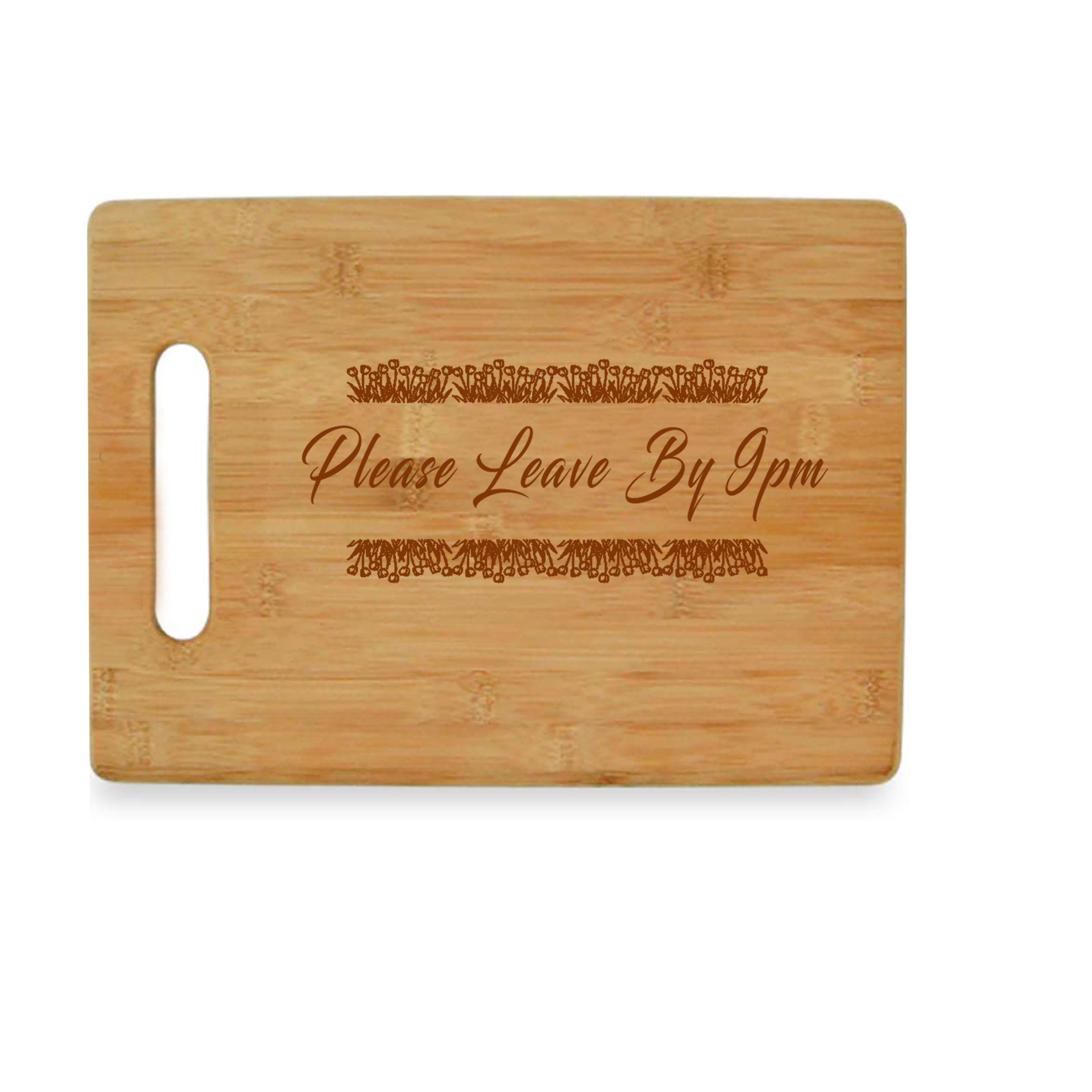 Calm Down Caren - Wholesale Cutting Board - Please Leave by 9pm -  Bamboo Cutting Board0