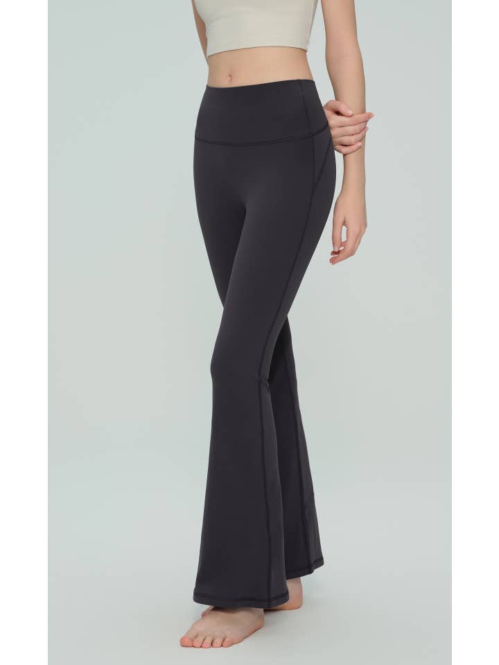 91thelabel - Wholesale Athletic Pants - Women's - Olivia High Waist Sculpting Flare Leg Yoga Pant6