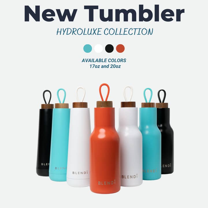 BLENDi - Wholesale Water bottle - 17oz / 500ml Stylish Design Water Bottle - 4 colors10