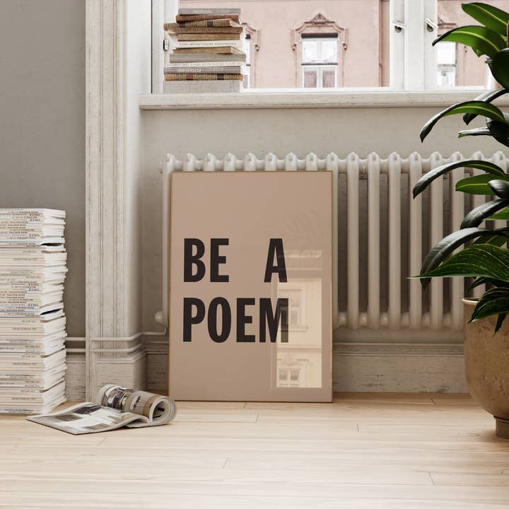 Lune Club - Wholesale Art Print - Be A Poem Print