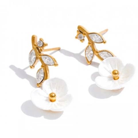 Flora Earrings for wholesale by Vie Jewelry
