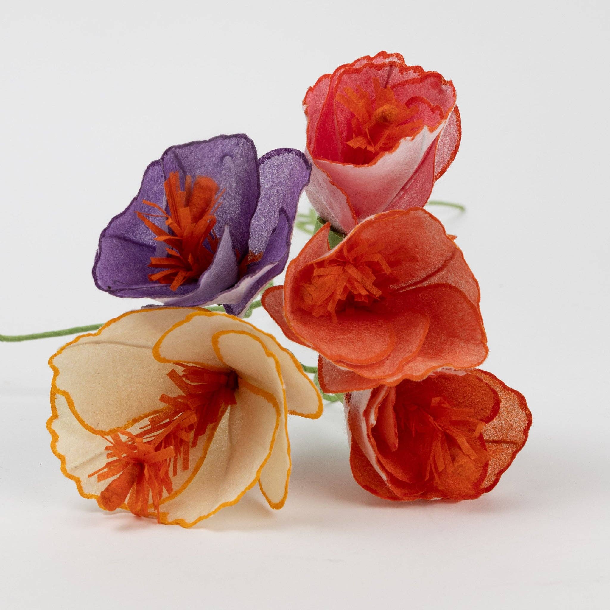 Ten Thousand Villages - Vente Fleurs artificielles - Collection de fleurs en papier Sesa - Hibiscus1