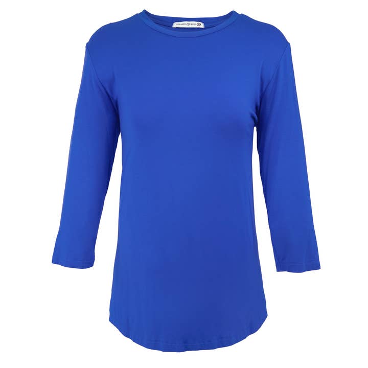 Amanda Blu - Vente T-shirt – femme - T-shirts à manches 3/4 | 10 options de couleur | Collection Luxe Tees11