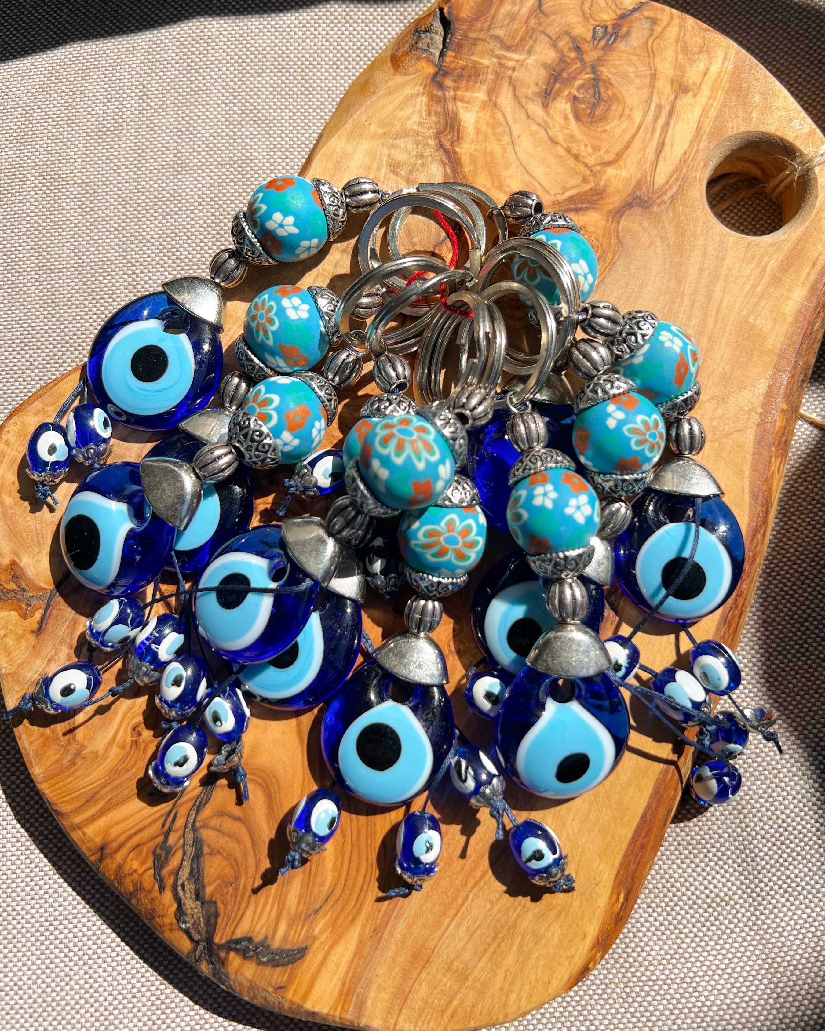 Umays Boho - Venta al por mayor Llavero - Mujer - Llavero de Ojo Turco Hecho a Mano, Llavero Bohemio, Llavero Bonito1