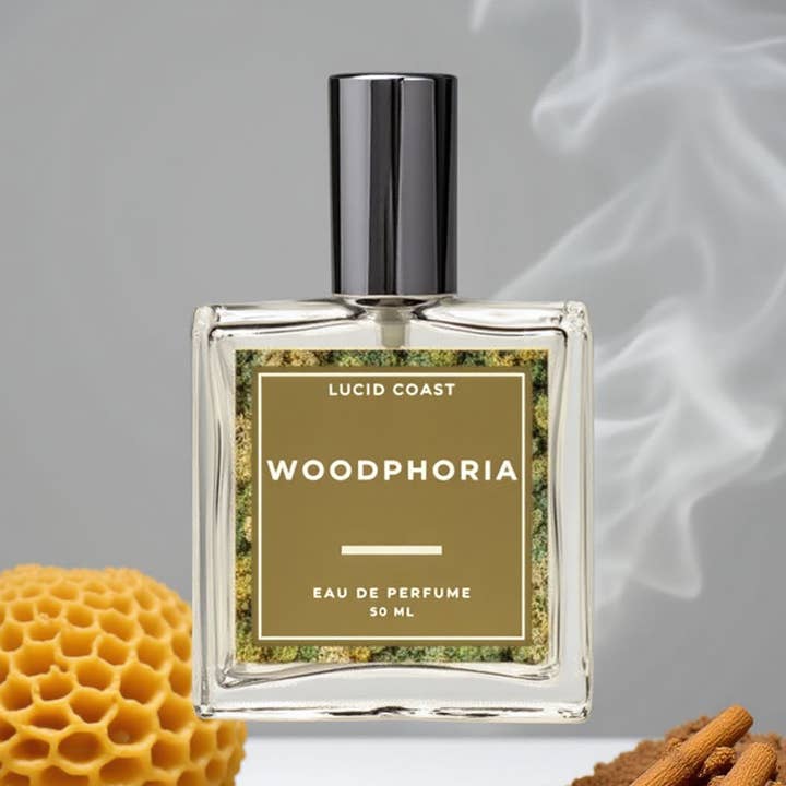 Woodphoria Extrait de Parfum for wholesale by Lucid Coast | Scented Candles and Perfume