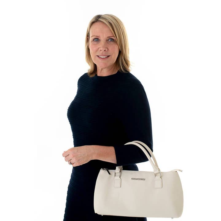 Cool Clutch Pty Ltd - Wholesale Wine Tote - Milla Cool Clutch (Cream) 2 Bottle Cooler bag