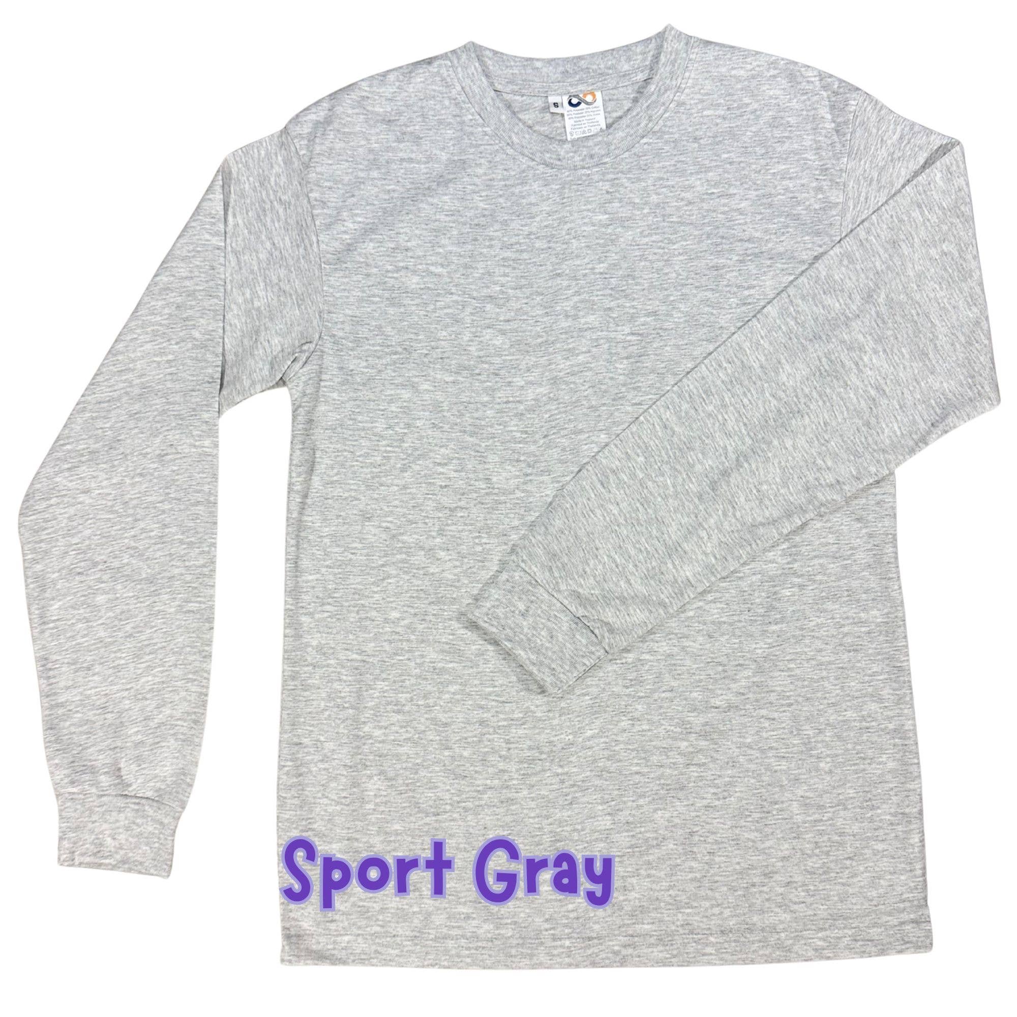 Infinite Sourcing & Trading LLC. – Engroshandel T-shirt til sublimationstryk – unisex – Sublimeringsbluse med lange ærmer: 80/20 Polyester Bomuld7