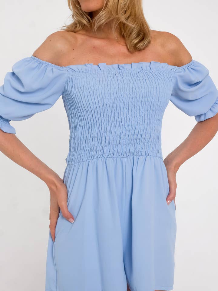 Penny blue mini dress para venta al por mayor de SOHUMAN