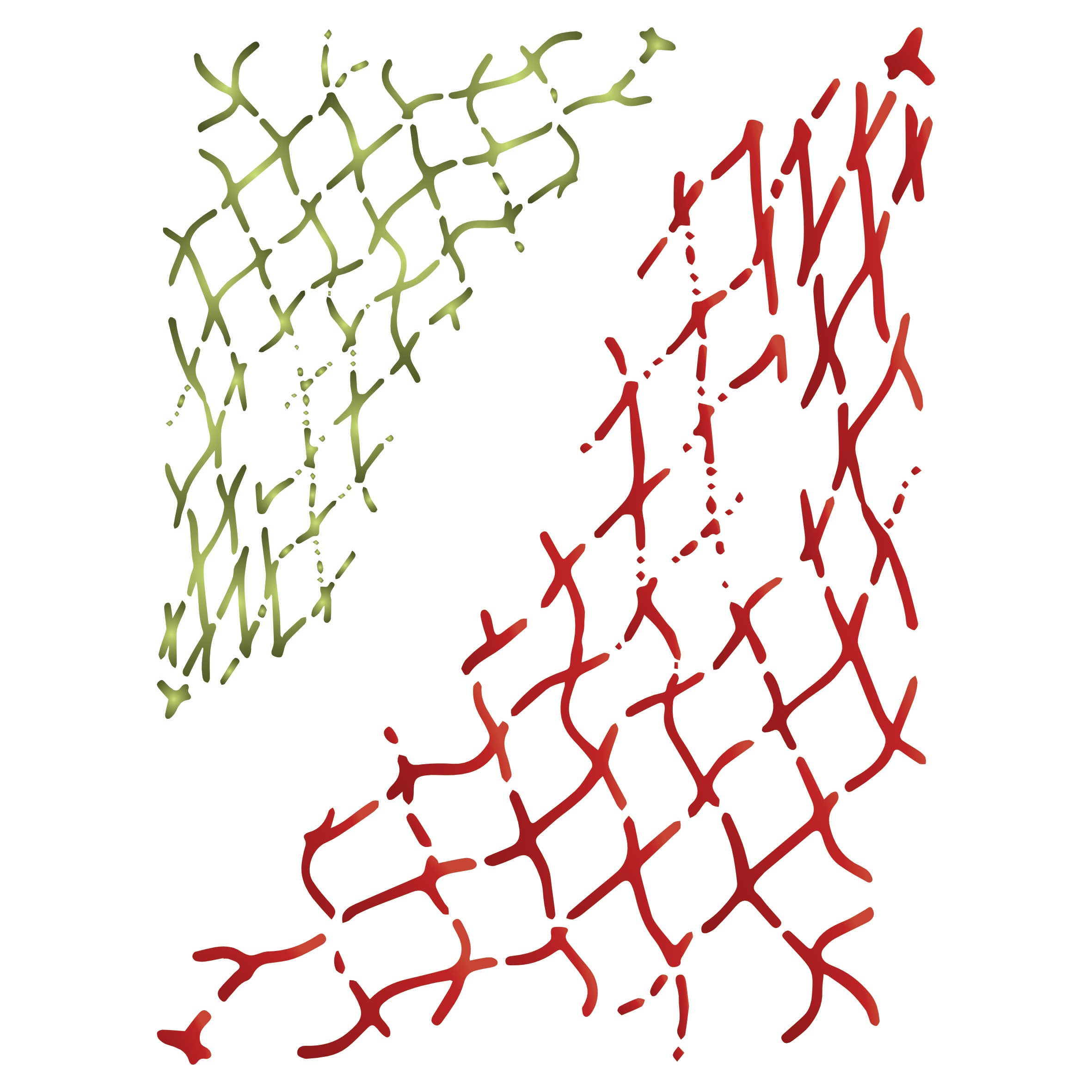 Craft Kreatively - Wholesale Stencil/Craft Die - Fishing Net Stencil | Reuseable | Mylar | 1 size0