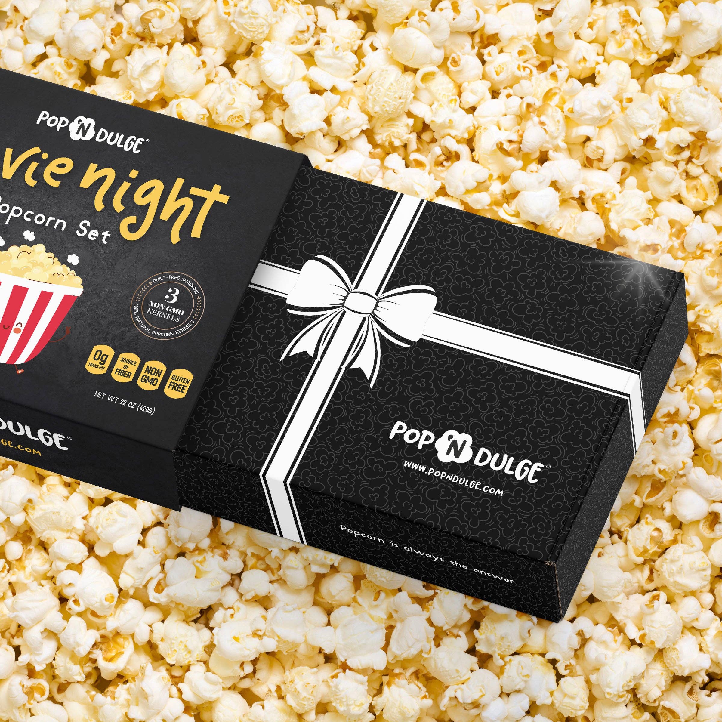 Pop 'N Dulge - Wholesale Popcorn - Movie Night Gift Basket Gourmet Popcorn Gift Set Fathers Day11
