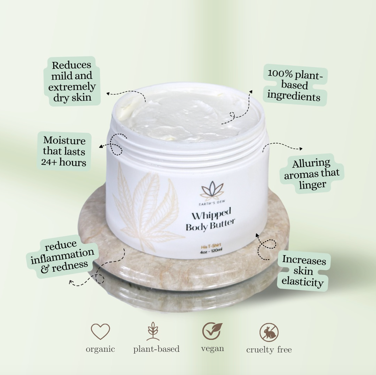 Earth’s Dew – Engroshandel Kropsbalsam/smør – Allure Krop Butter (For hende)2