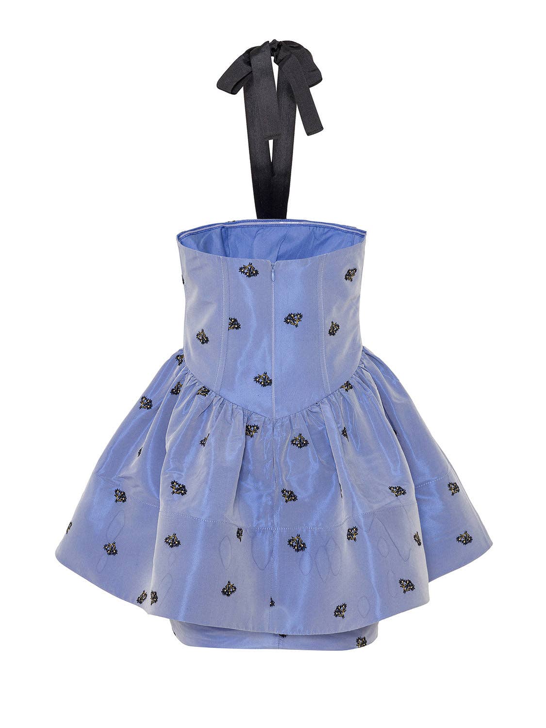 Lilac Embroidered Strapless Mini Dress for wholesale on Faire4