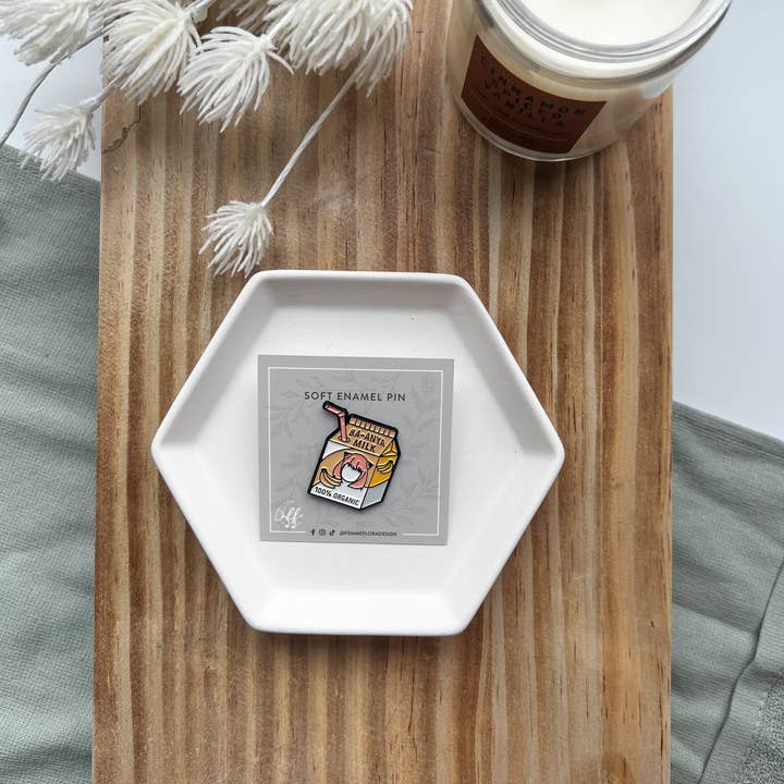 Femme Flora Design - Wholesale Lapel Pin/Button - Ba-Anya Milk Cute, Pastel SXF Soft Enamel Anime Pin2