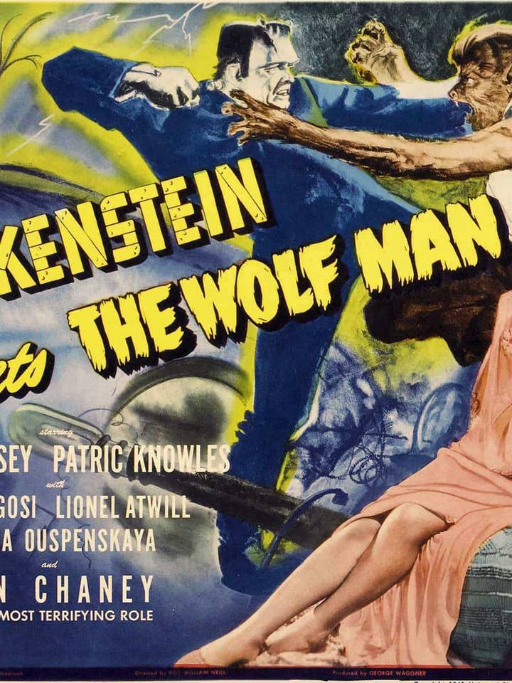 Frankenstein Meets The Wolf Man Vintage Horror Movie Poster for wholesale by Keep Calm Collection