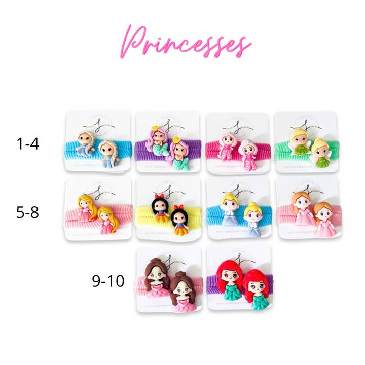 Shantiques Mini Creations - Wholesale Hair Tie - Kids - Piggy Ties - Character8