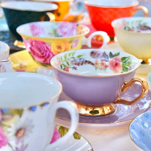 All Little Cute Things - Wholesale Tea Set - Tea Party Mismatched teacups Event Planner5