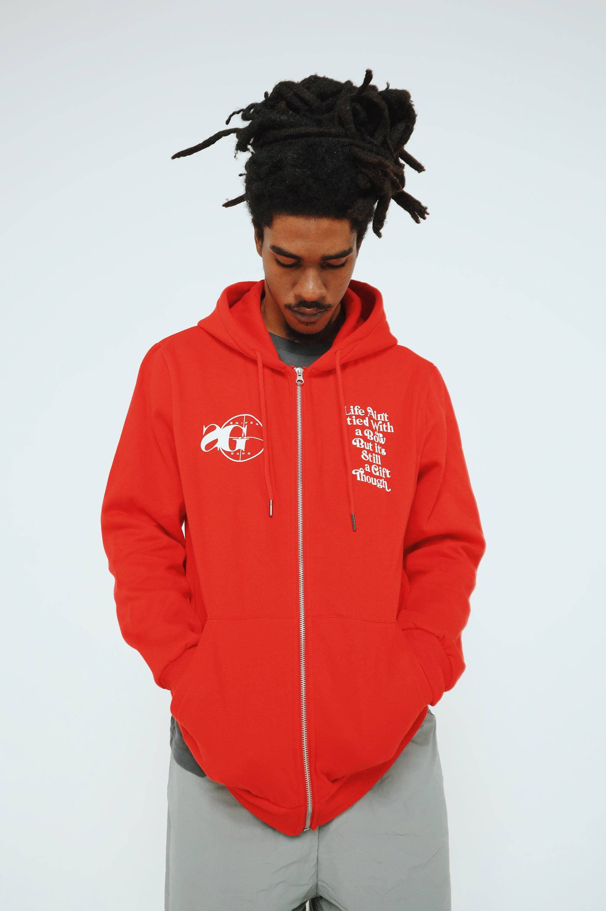Sniper Gang Apparel - Wholesale Hoodie - Unisex - Kodak Mantra (Red  - Puff Print)11