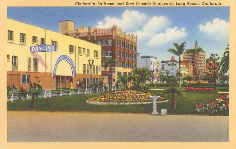 Found Image Press - Wholesale Postcard - Postcard LB-95 Cinderella Ballroom0