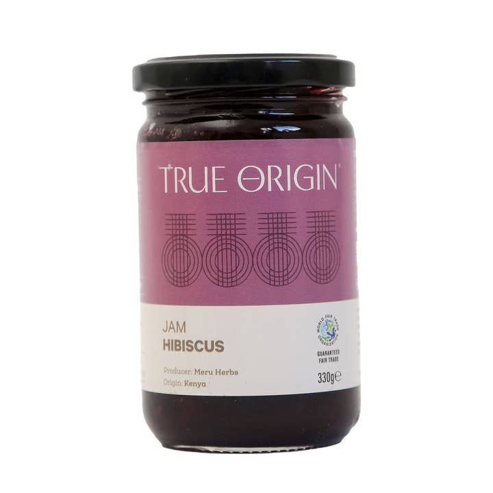 Hibiscus Jam (330g) for wholesale by True Origin Foods