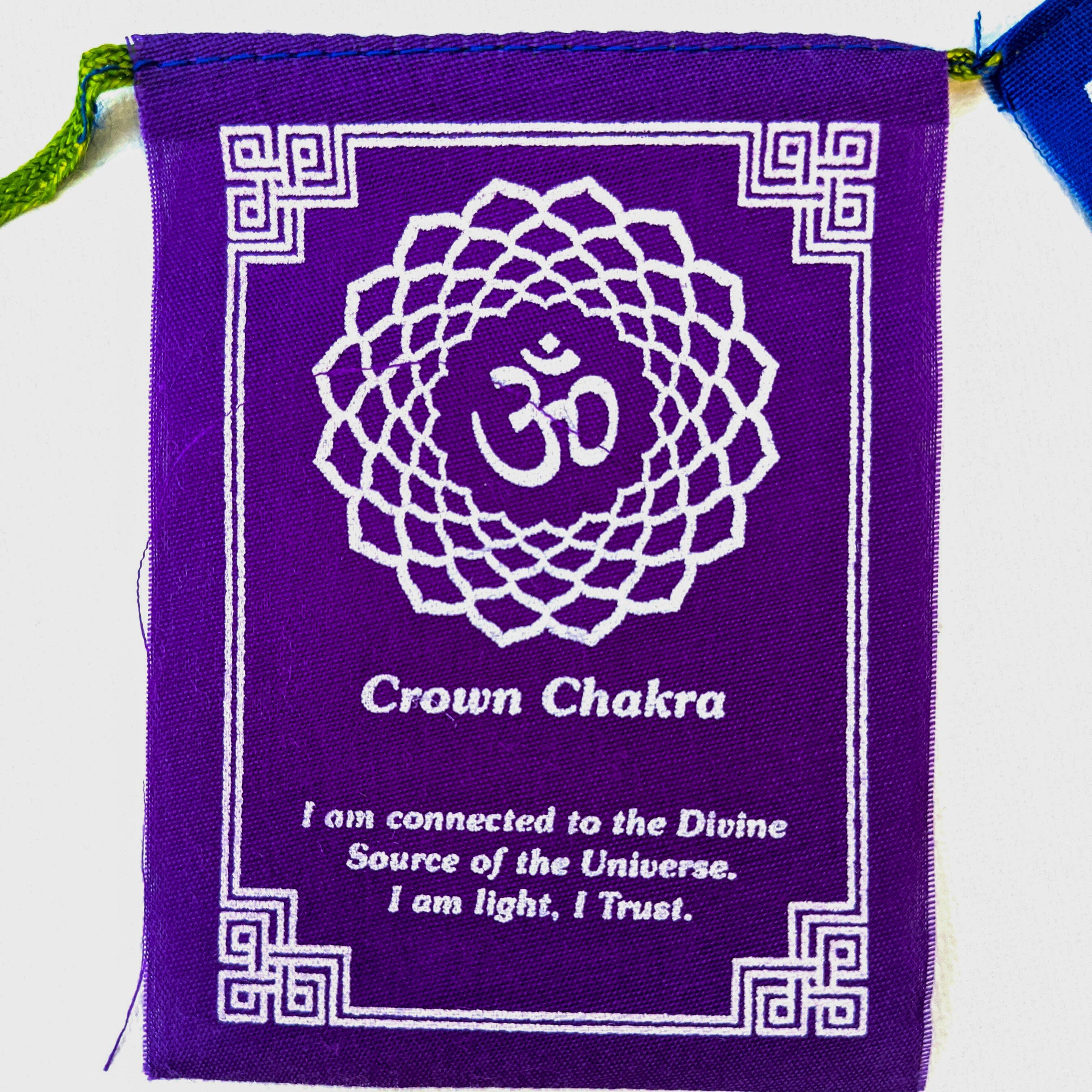 Tenzing Collections – Großhandel Flagge – Mini-Chakra-Gebetsfahnen für Meditation, Chakra-Gebetsfahnen6