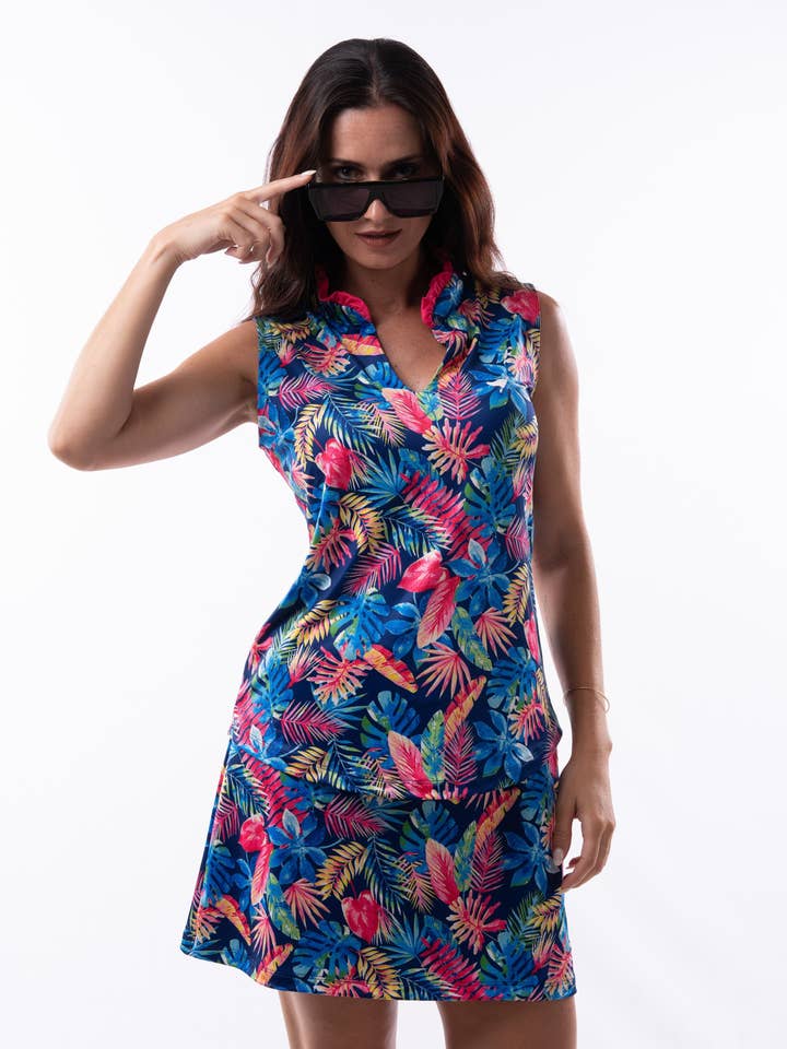 Polo sans manches - Floride - Maddie Blue pour la vente par American Fit