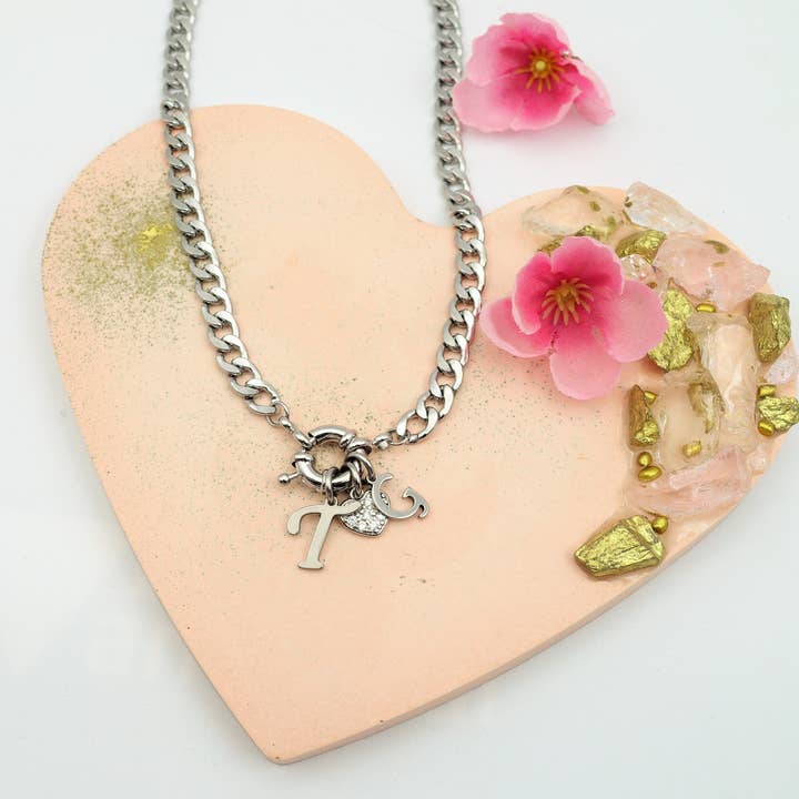 Daemon srls - Wholesale Pendant/Charm Necklace - MY INITIALS ~ Collana Personalizzata Con le tue iniziali in Acciaio Inossidabile4