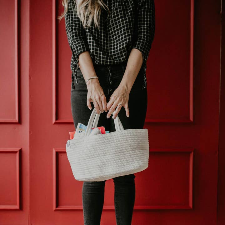 Parker Baby Co. - Wholesale Diaper Caddy - Baby - Rope Diaper Caddy4