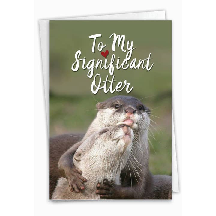 NobleWorks – Großhandel Geburtstagskarten – Geburtstagskarte - Signifikante Otter