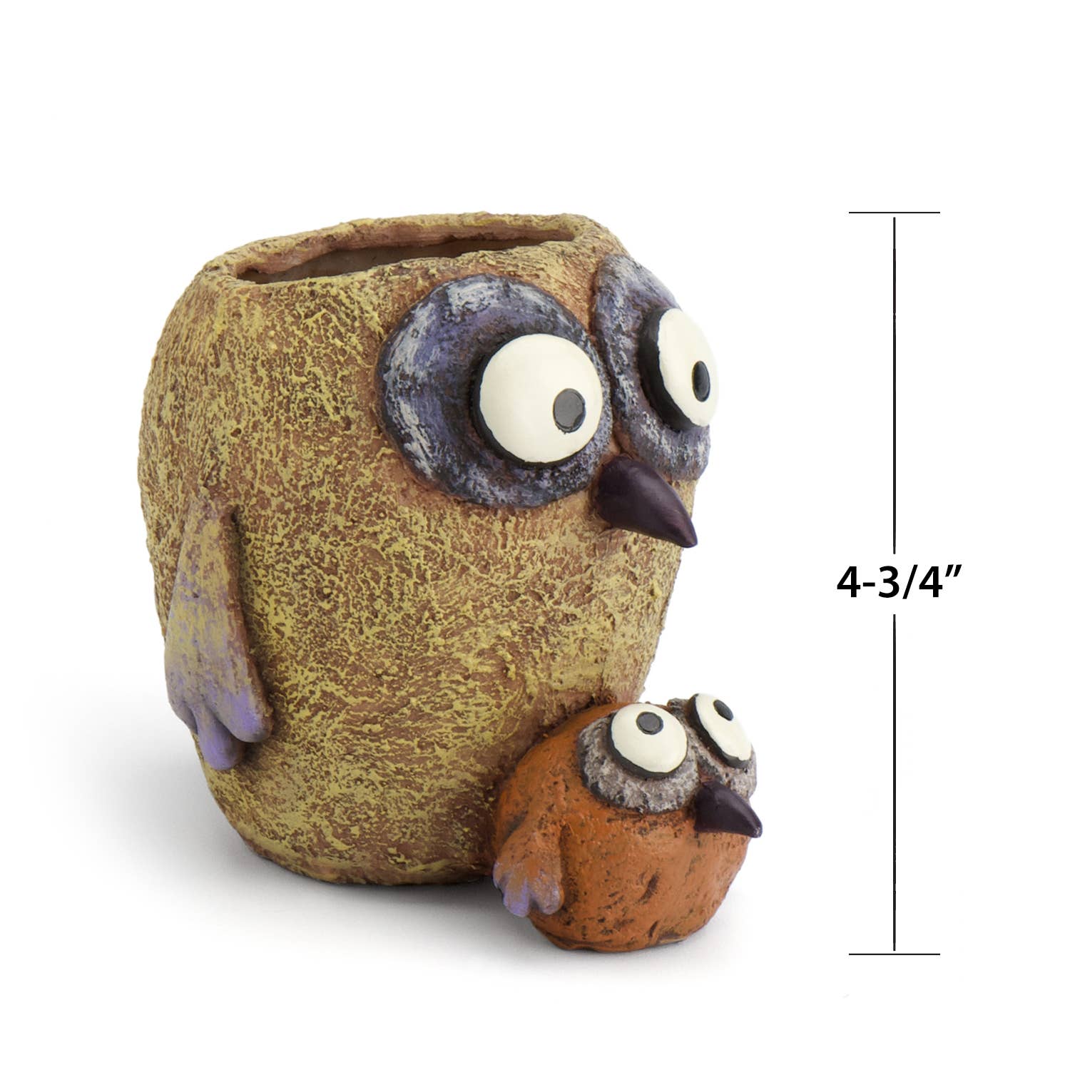 Cohasset Gifts – wholesale Kruka – Sissy & Bab Owl Bird Blobhouse Planter2
