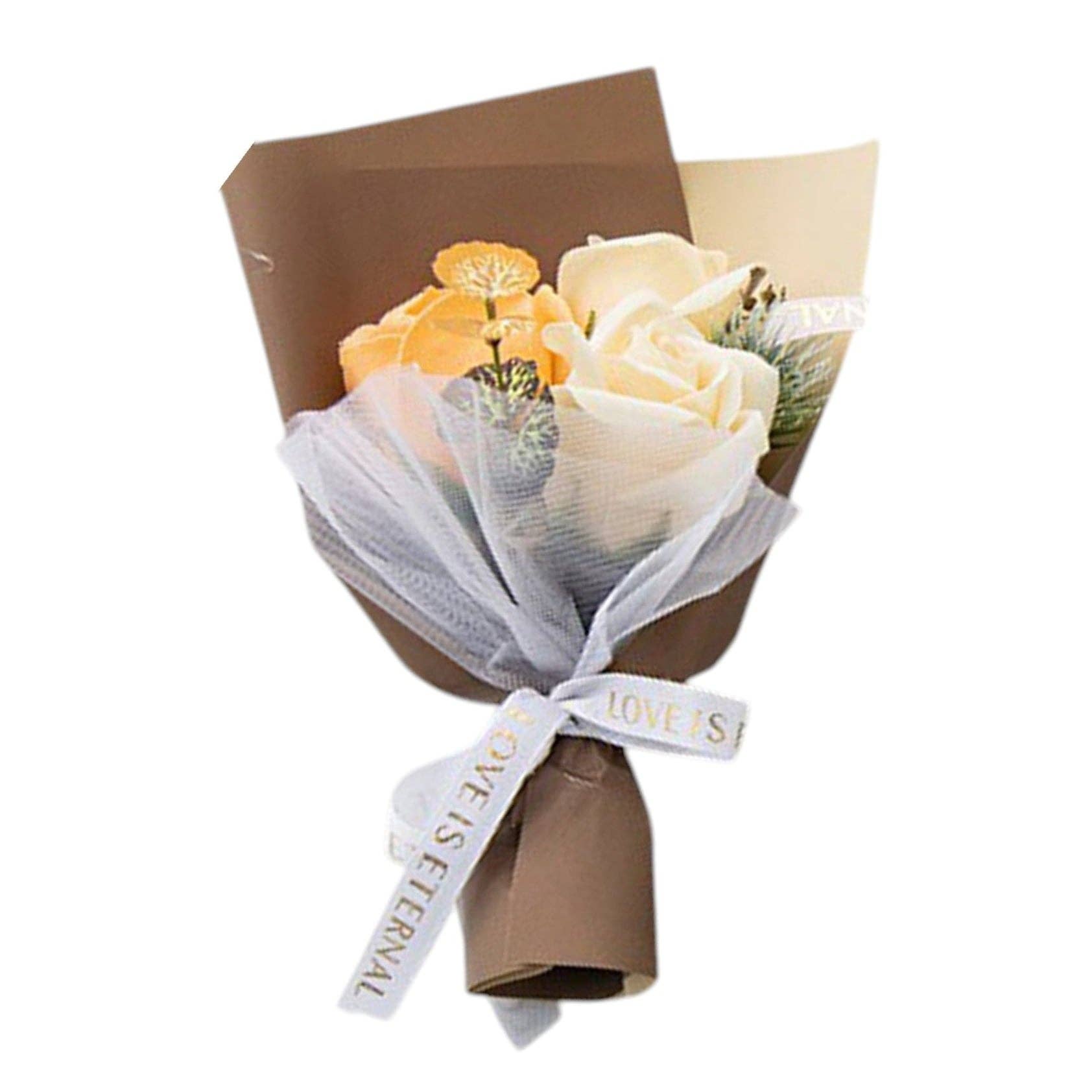 ASSORTED Mix Rose Short Stem Artificial Flower Bouquet FA006 (12PC) for wholesale on Faire2