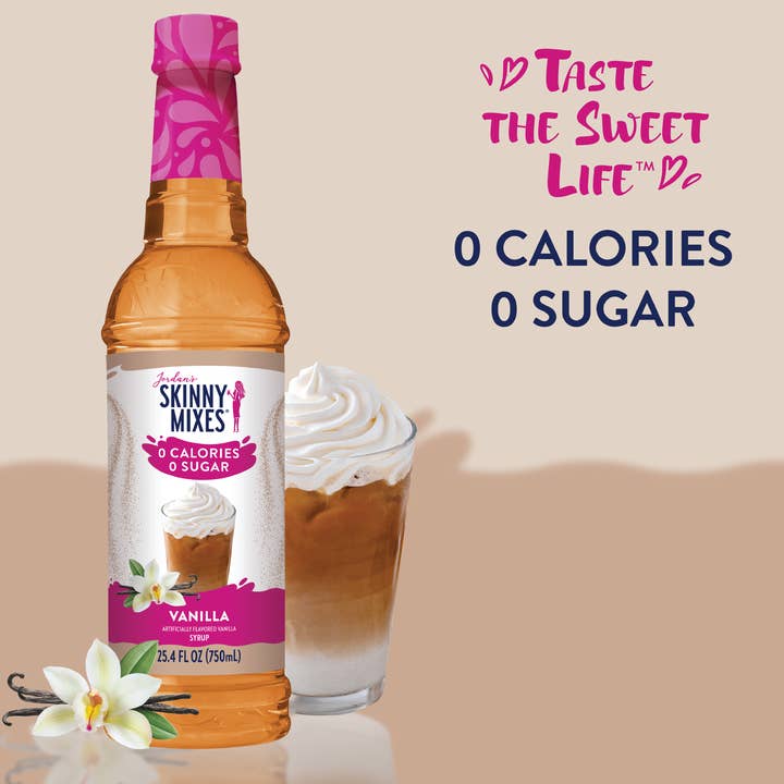 Jordan's Skinny Mixes - Wholesale Flavored Syrup - Sugar Free Vanilla Syrup