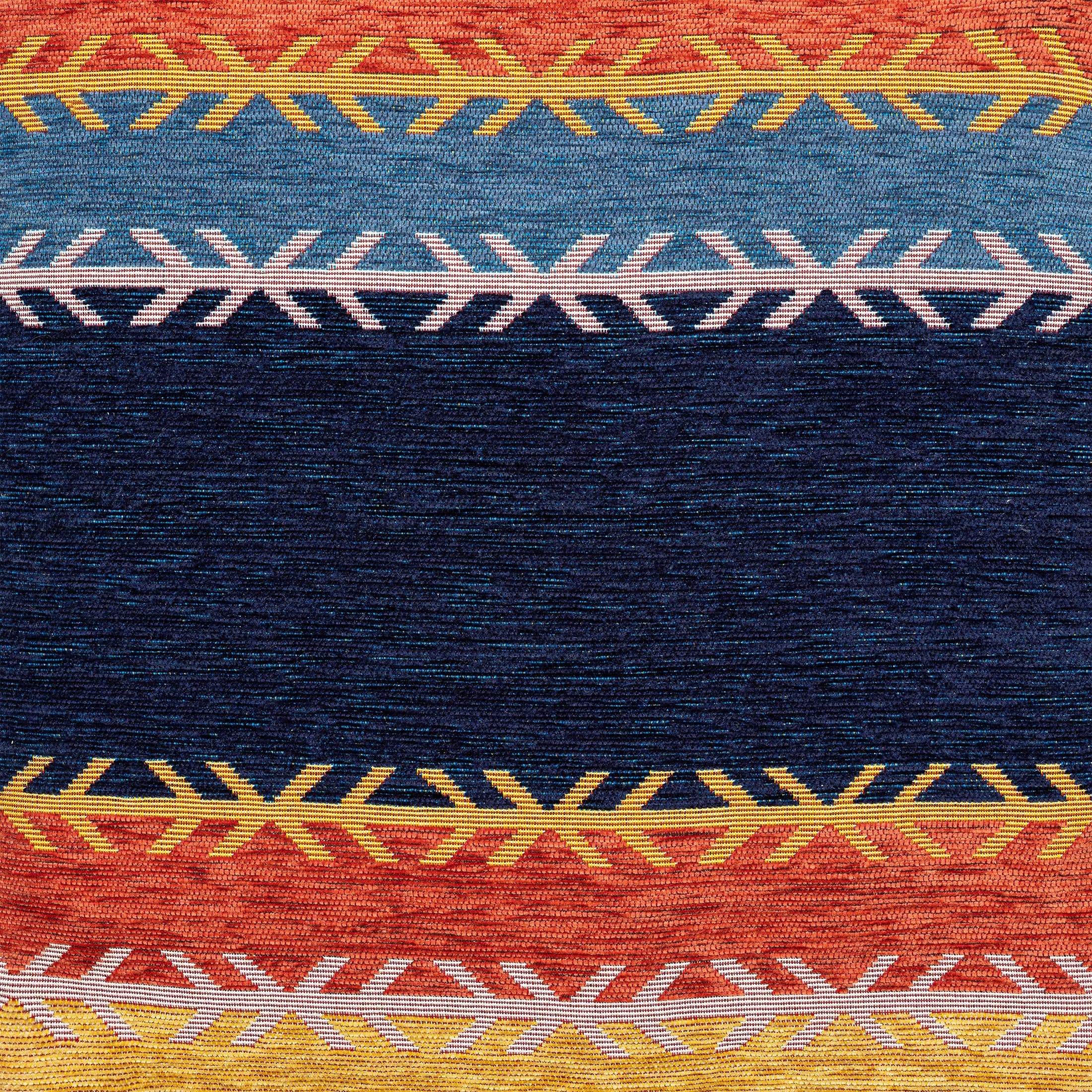 LR Home - Wholesale Pouf - Melisa Bohemian Turkish Stripe Ultra-Soft Pouf, Multicolored2