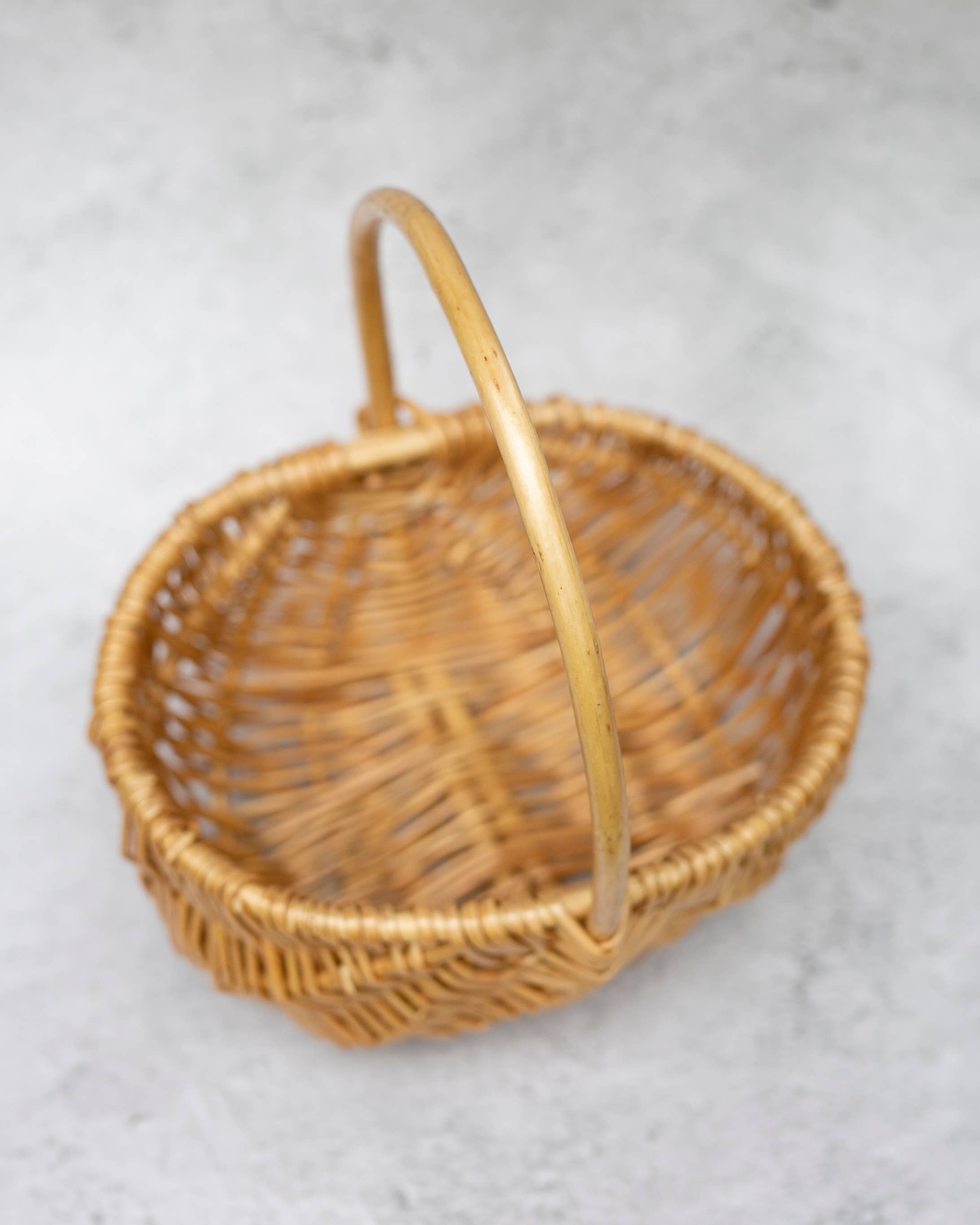 Indy Supply Co - Wholesale Basket - Peeled Willow Natural Wicker Basket | Simple Oblong Basket |2