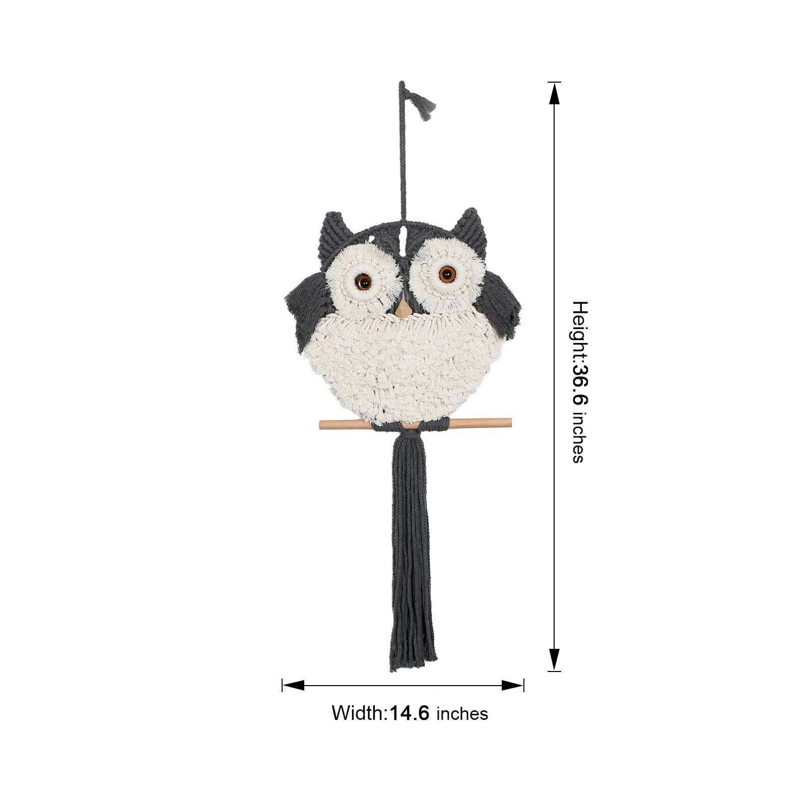 Sparkle Being - Wholesale Wall Decor - Kids & Baby - Handmade Woven Cotton Macrame Wall Hanging Home Decor - Owls1