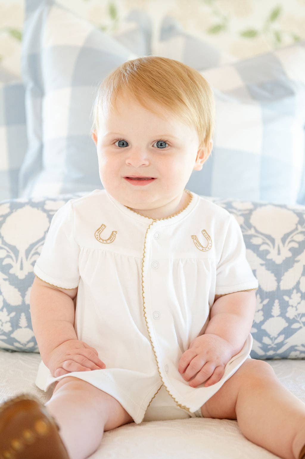 Ruth and Ralph - Wholesale Clothing Set - Baby - Horseshoe Layette Set0