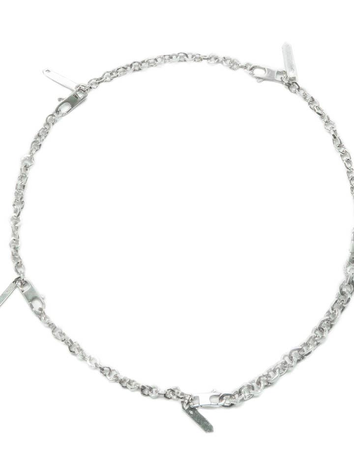 Heute #2 Chaine modulable collier/bracelet Argent genderfull pour la vente par Marguerite Bones