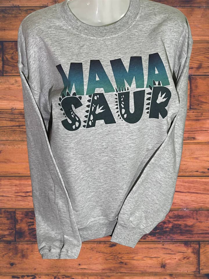Mama Saur Sweatshirt for wholesale by 478 Designs