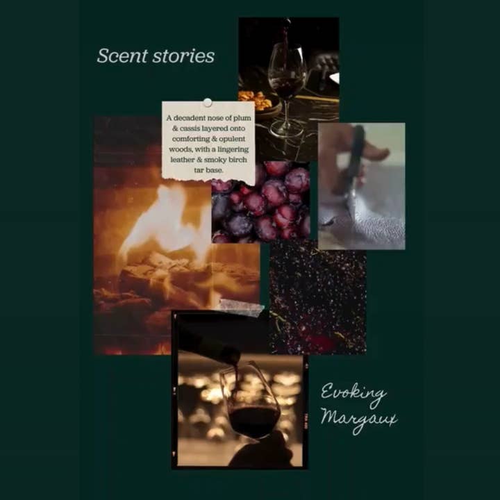 Evoking Margaux (Wine-Inspired) Candle FREE SAMPLE for wholesale by Ouverture London