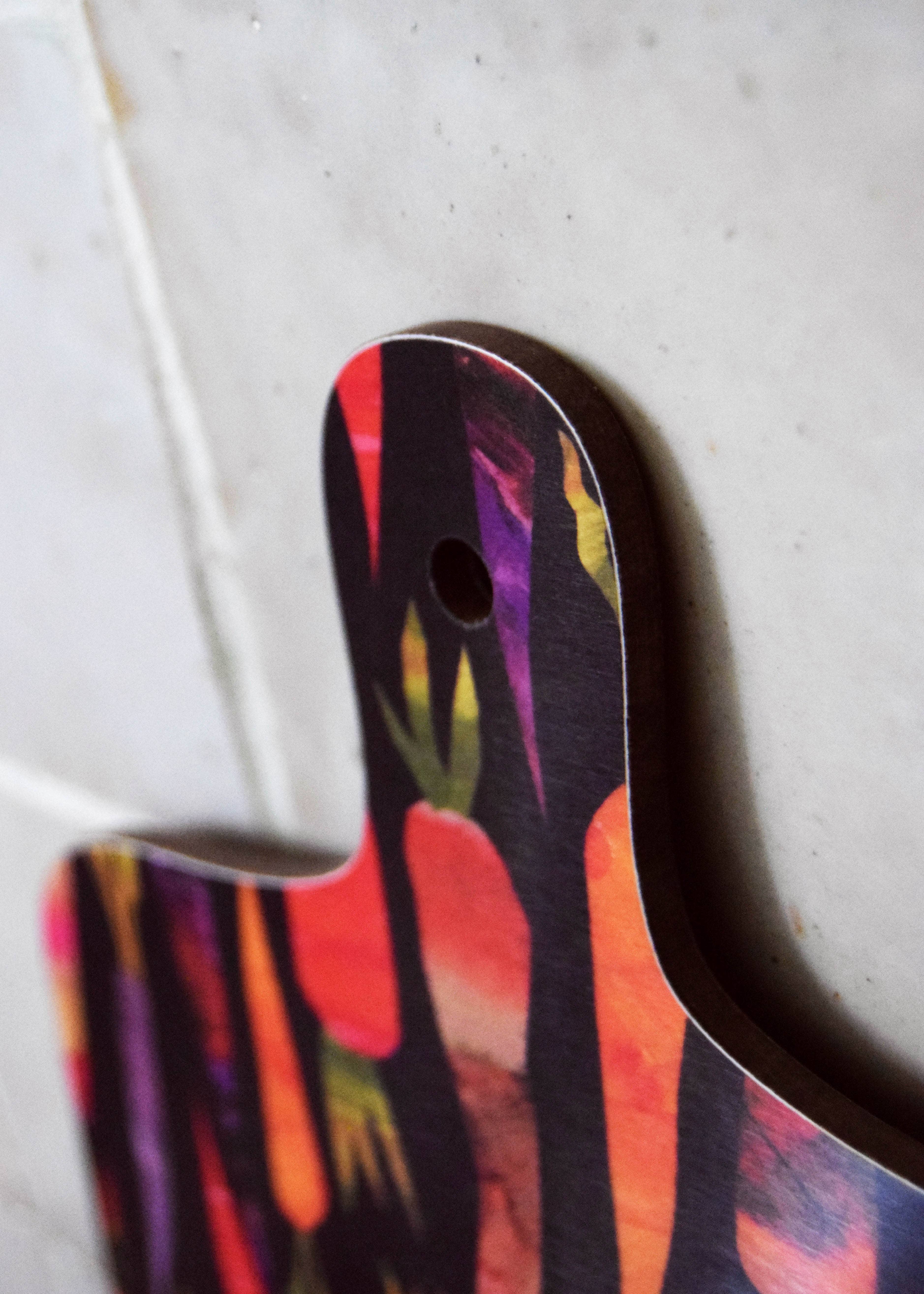 Freya Snow - Vente Planche à découper - Mini planche à découper Dark Carrots/Planche à découper en mélamine1