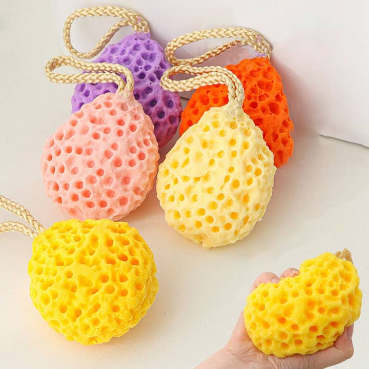 ACCITY - Wholesale Bath Pouf/Sponge - HONEYCOMB SPONGE BATH BALL BATH SPONGE BATH SPONGE_CWMM3326