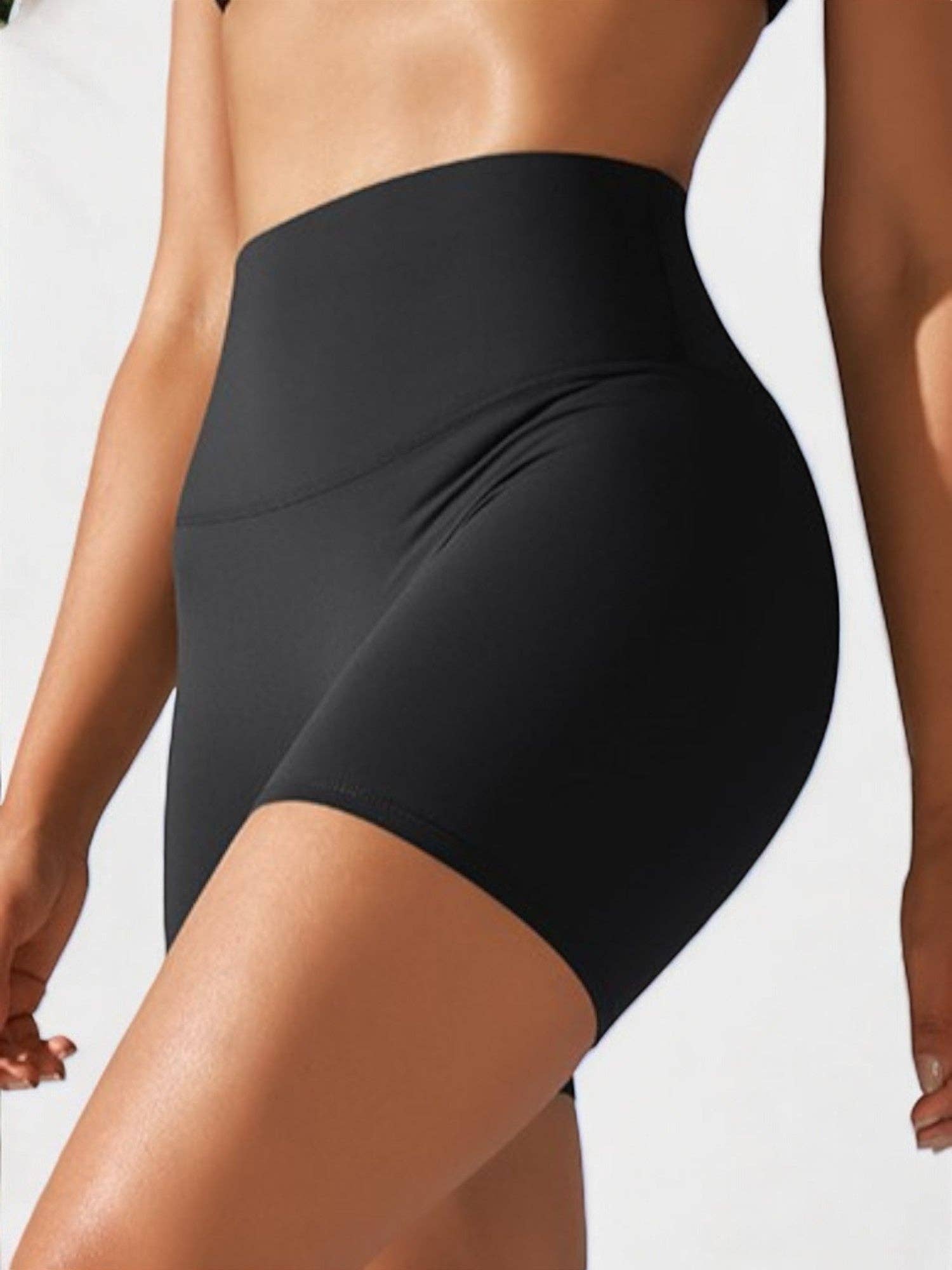 Active by Anna-Kaci – Calções atléticos – Mulher por atacado – Shorts esportivos femininos de compressão sem costura com cintura alta8