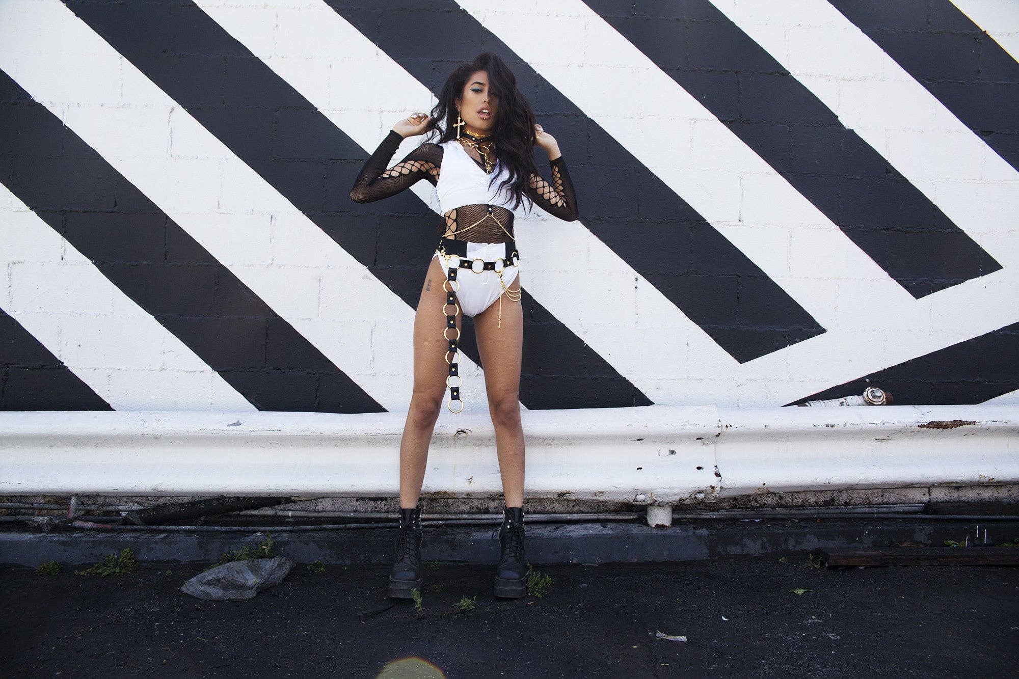 VidaKush - Wholesale Belt - Women's - Chain Mail Leather Belt11